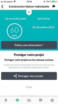 Votre permis de construire protégé par l'application Attestis