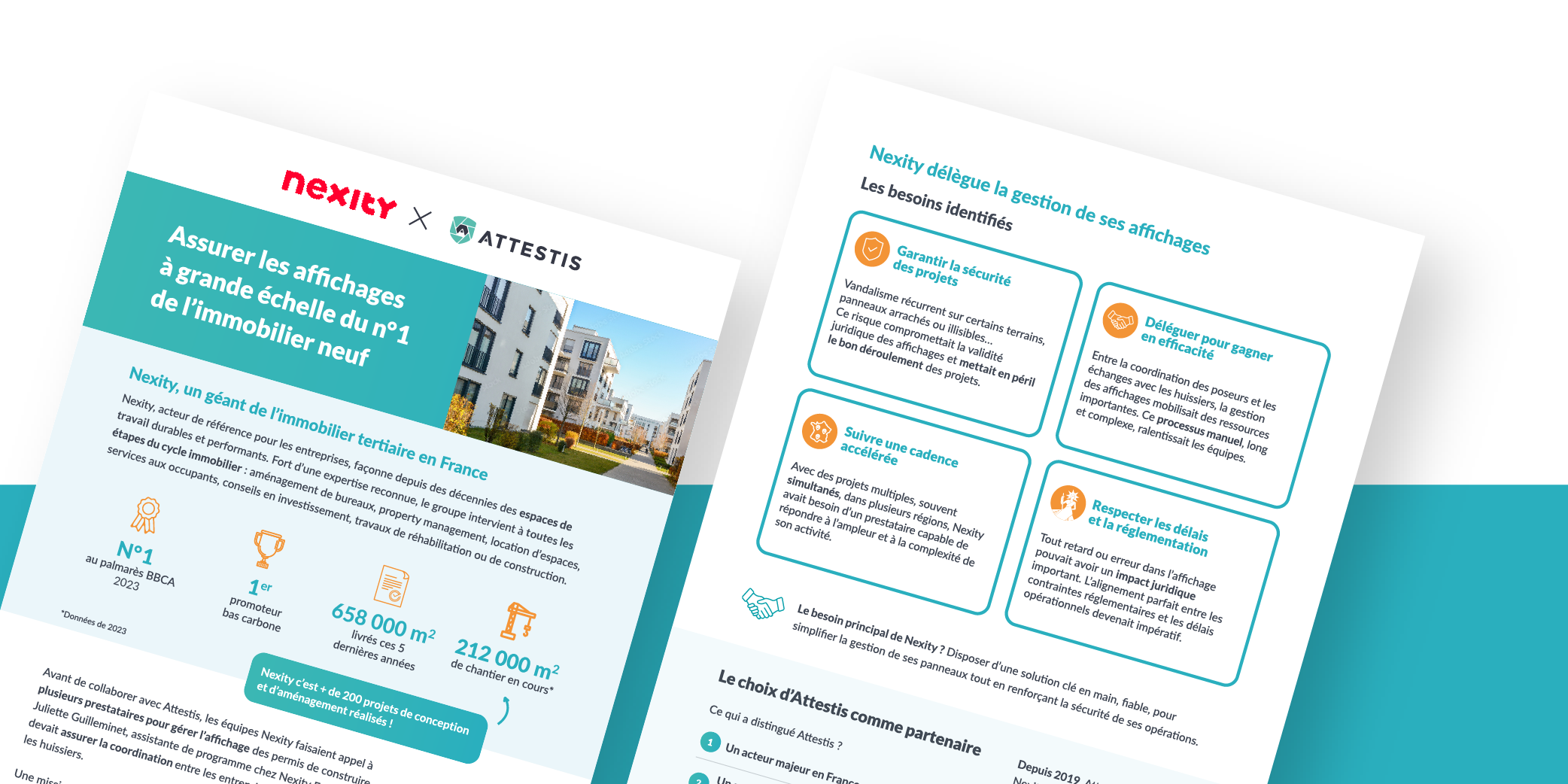 Maîtriser la gestion des panneaux du promoteur immobilier neuf n° 1 : Nexity x Attestis
