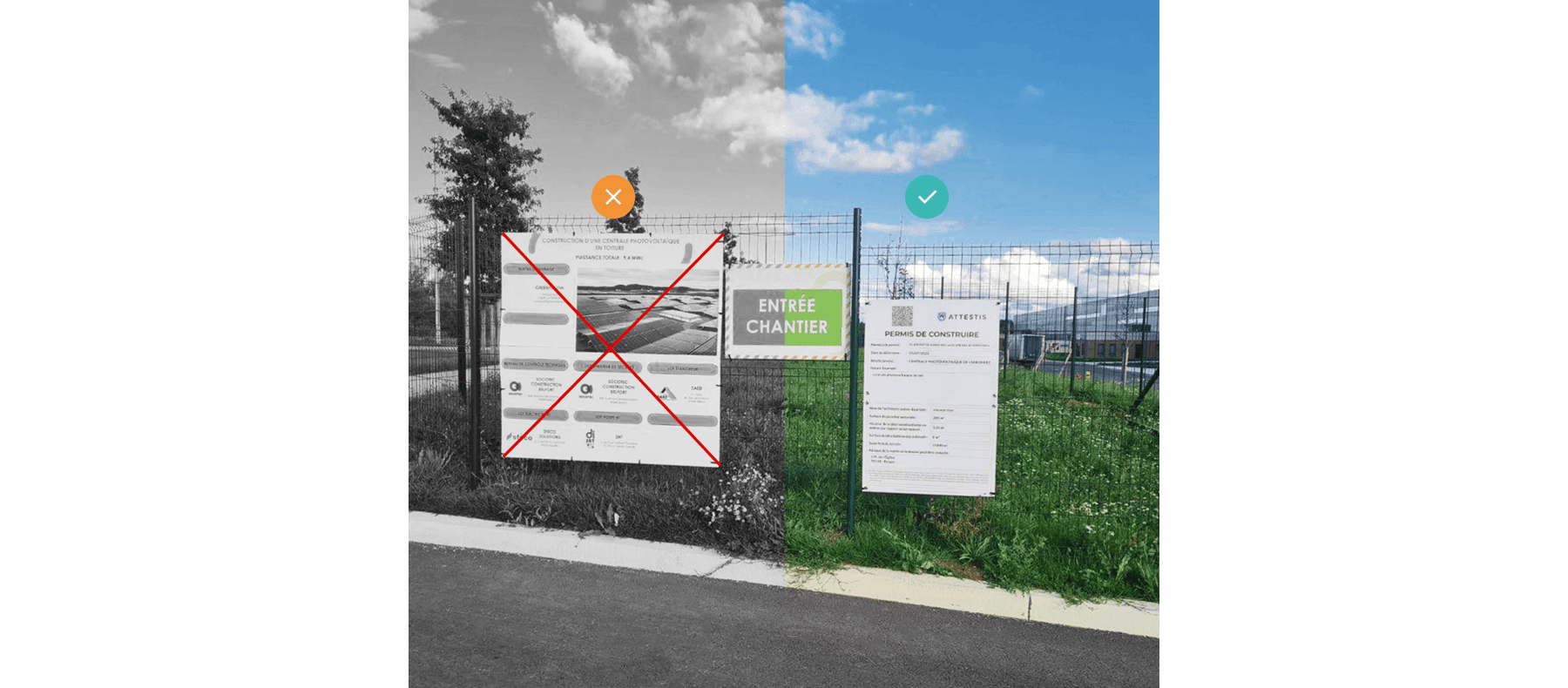 Attestis digitalise vos panneaux de chantier : QR code & conformité au rendez-vous !